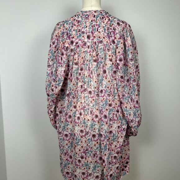 Isabel Marant Etoile Mid-Length Floral V-Neck Dress Size FR 36 - Picture 2 of 11